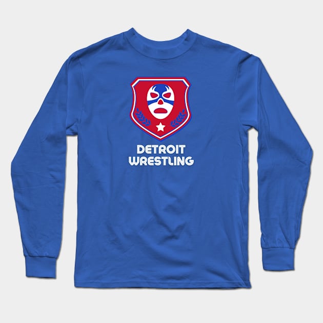 Detroit Wrestling "Rude Boy Rojo" Long Sleeve T-Shirt by DDT Shirts